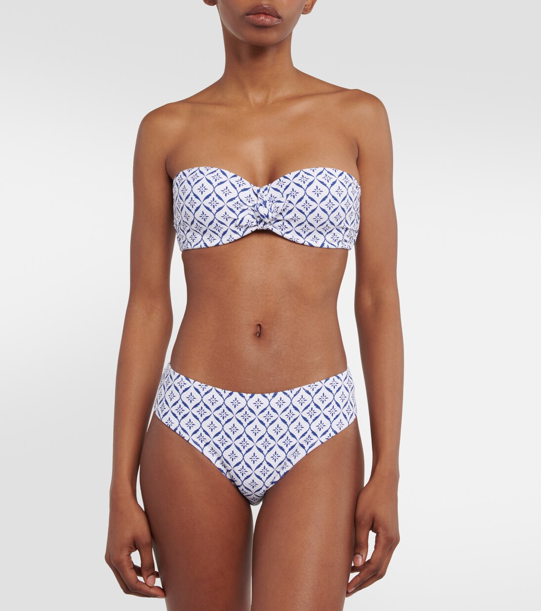 Haut de bikini bandeau Capri imprimé | Heidi Klein