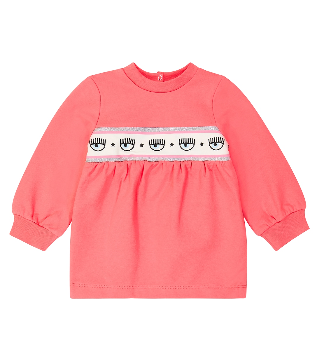 x Chiara Ferragni, Bébé – Robe en coton mélangé | Monnalisa