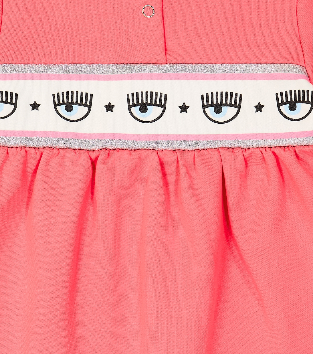 x Chiara Ferragni, Bébé – Robe en coton mélangé | Monnalisa