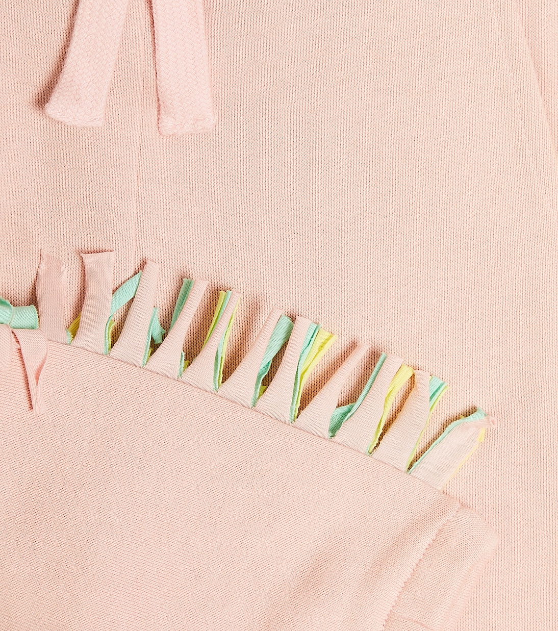 Baby fringed cotton sweatpants | Stella McCartney Kids