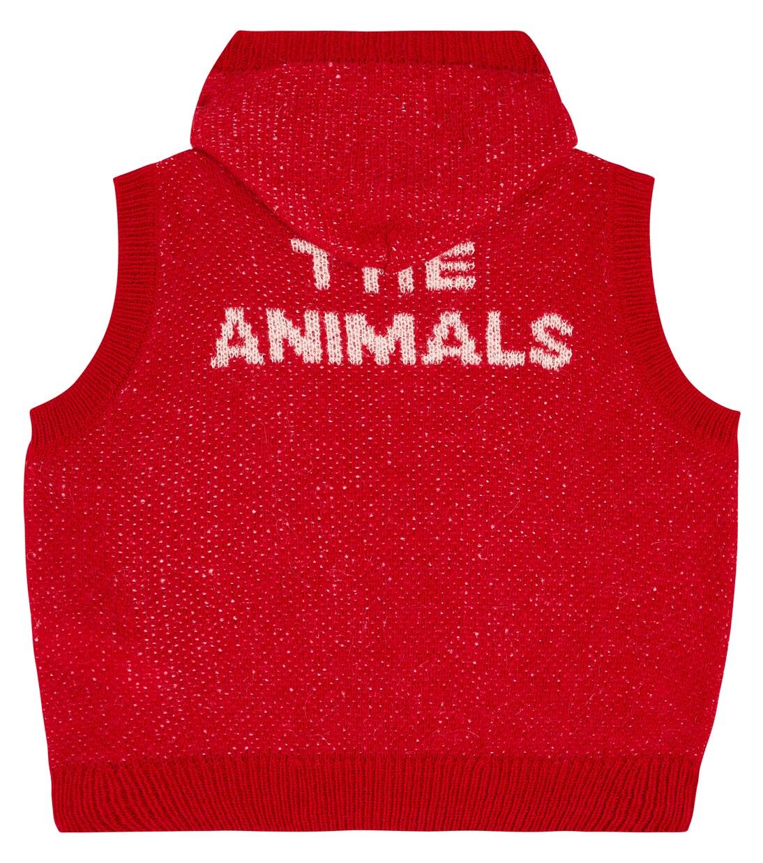 Chaleco de punto Yak con capucha | The Animals Observatory