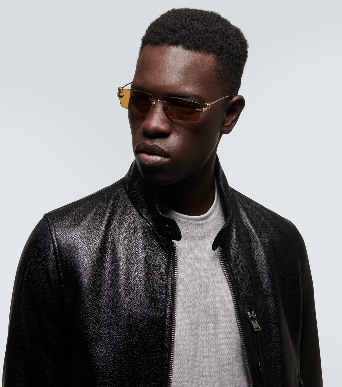 Lunettes de soleil rectangulaires CT0430S | Cartier Eyewear Collection