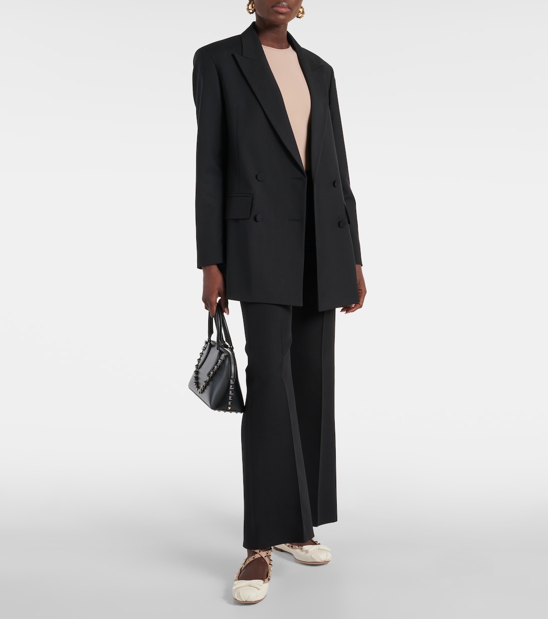 Ballerines Rockstud en cuir | Valentino Garavani