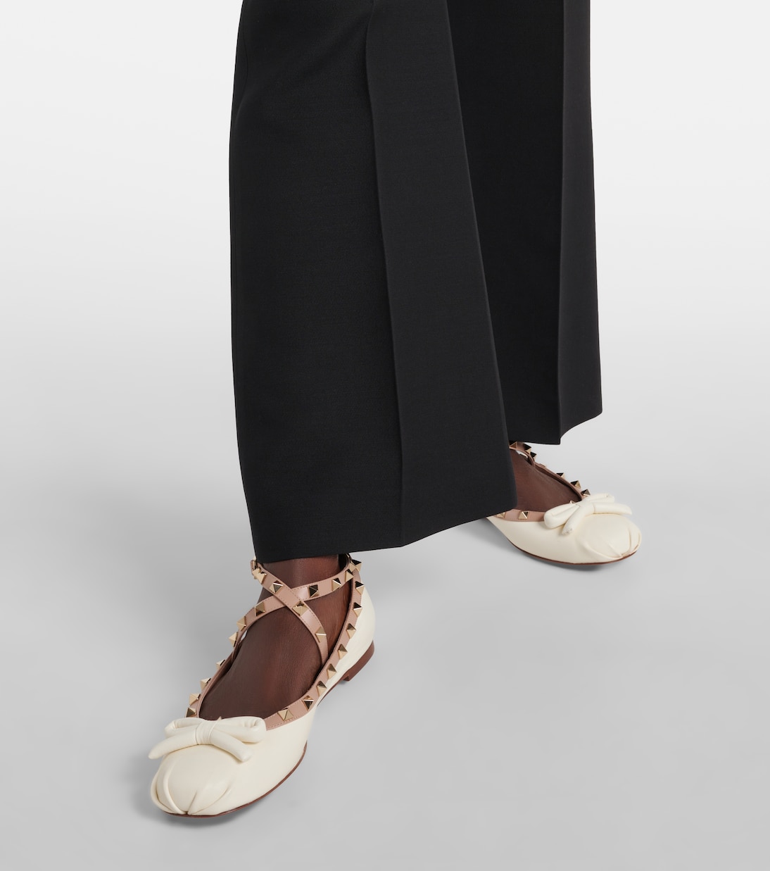 Ballerines Rockstud en cuir | Valentino Garavani