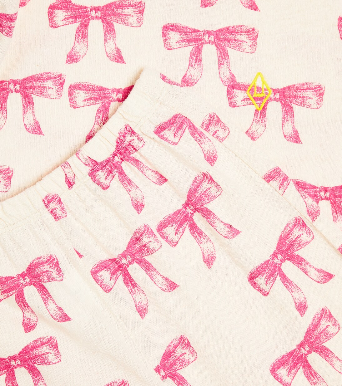 Llama printed cotton jersey pajamas | The Animals Observatory