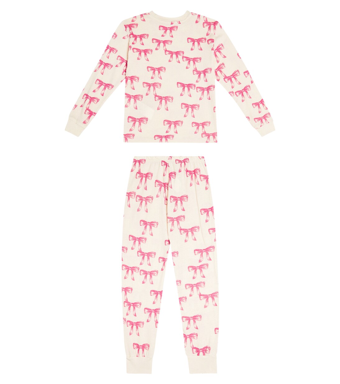 Llama printed cotton jersey pajamas | The Animals Observatory