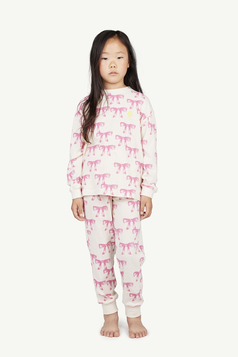 Llama printed cotton jersey pajamas | The Animals Observatory