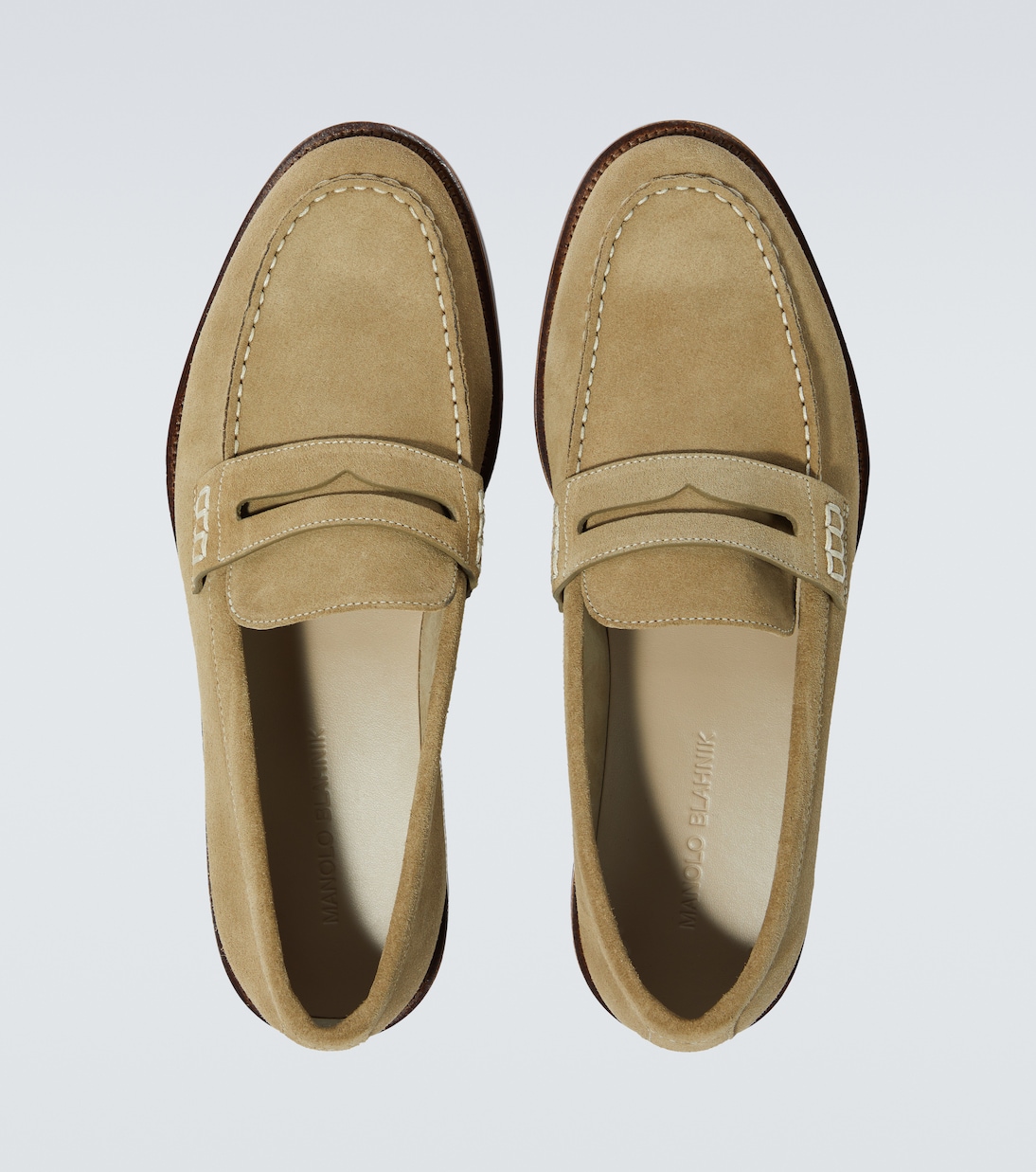 Loafers Perry aus Veloursleder | Manolo Blahnik