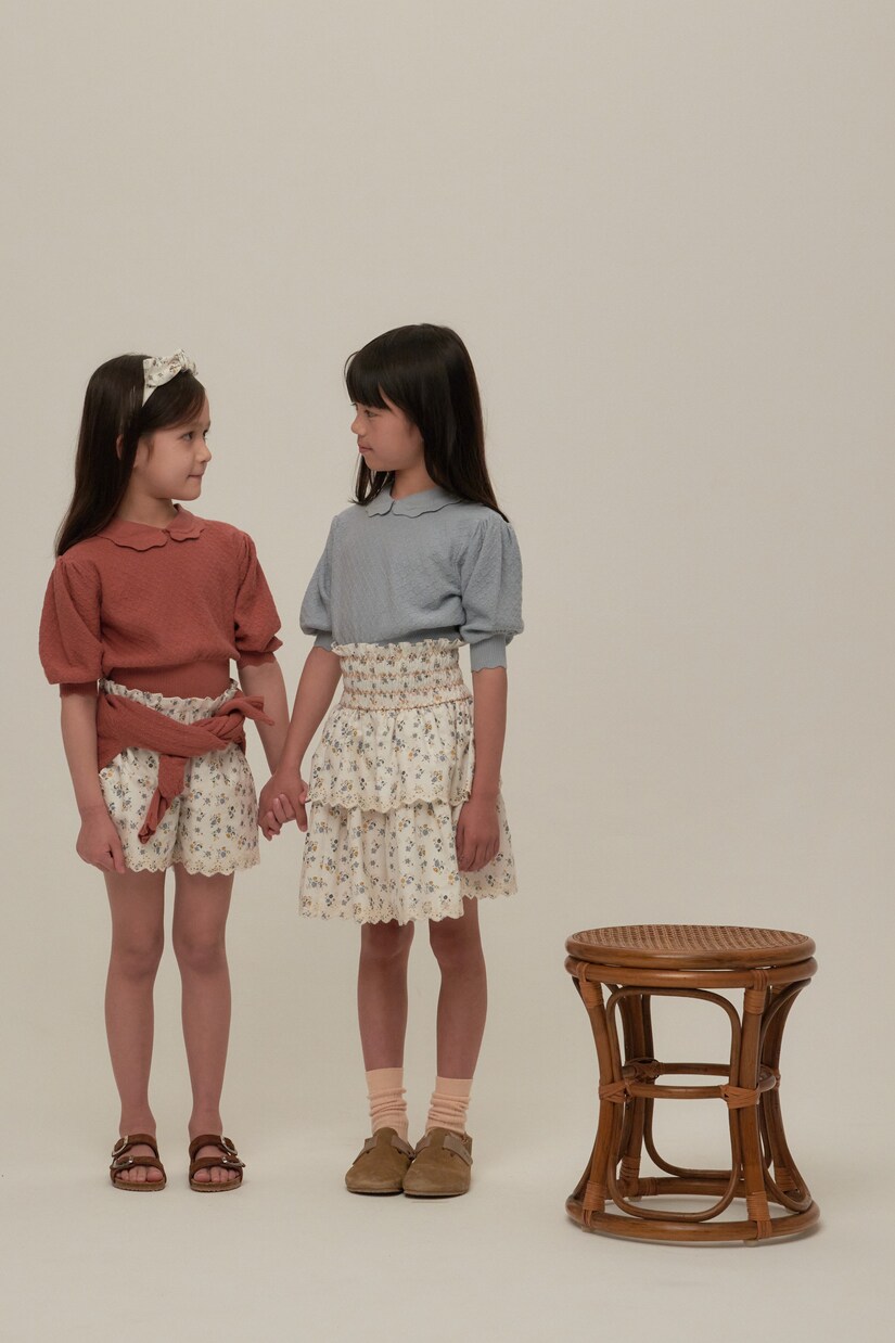 Iris cotton sweater | C'era Una Volta