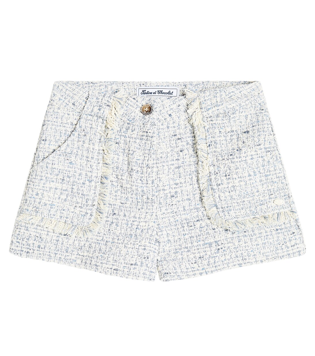 Fringed tweed shorts  | Tartine et Chocolat