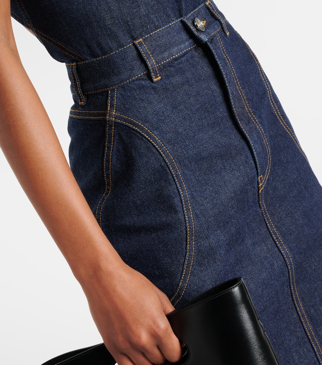 Denim pencil skirt | Alaïa