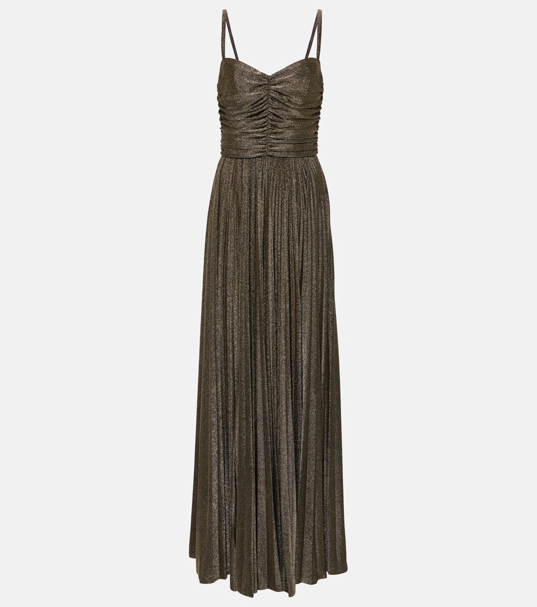 Ruched metallic gown | Dolce&Gabbana