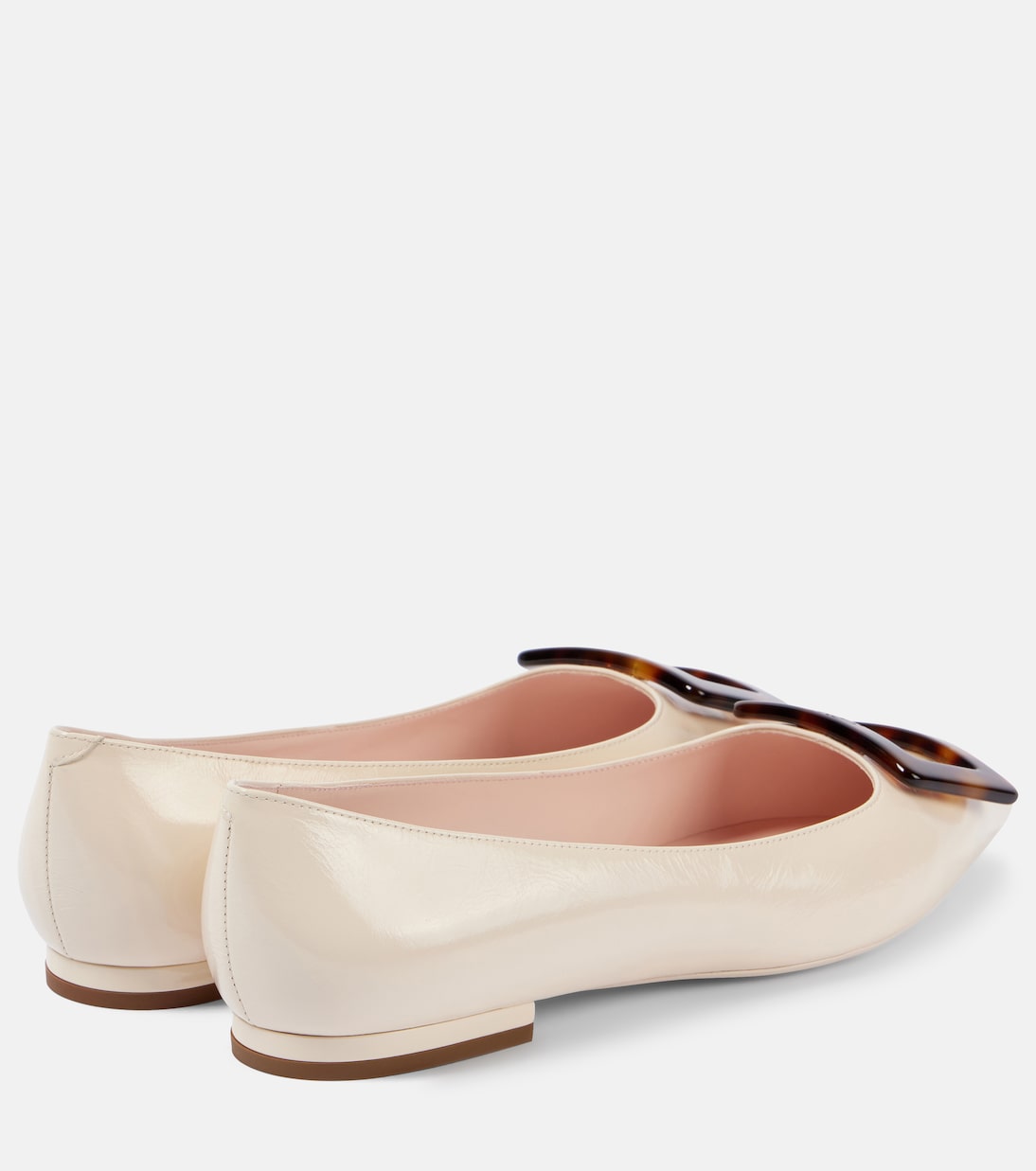 Gommettine Ball leather ballet flats | Roger Vivier
