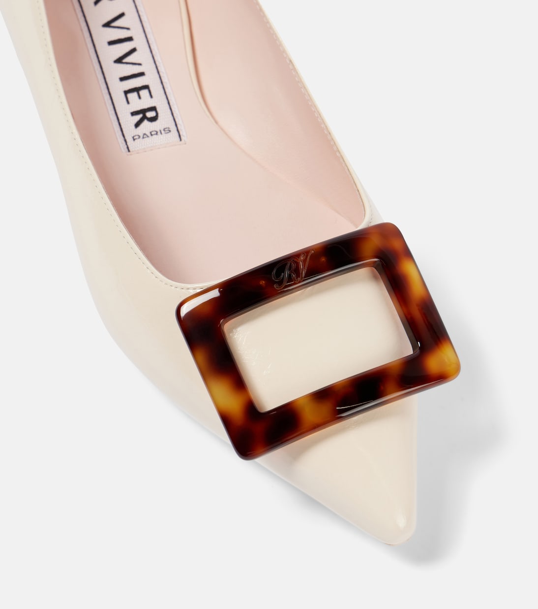 Gommettine Ball leather ballet flats | Roger Vivier