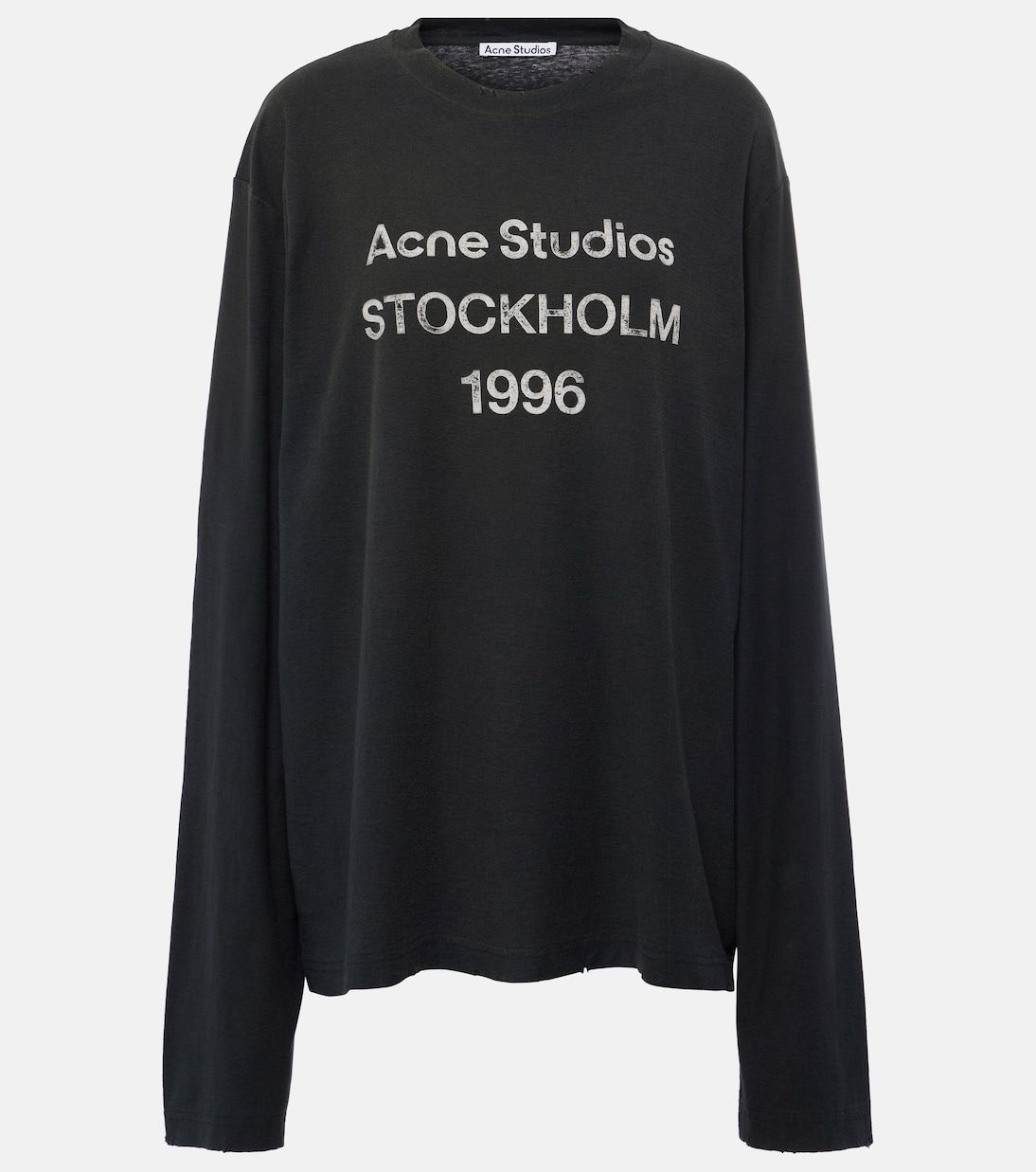 Logo cotton-blend top | Acne Studios
