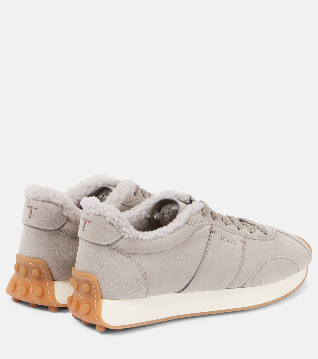 Sneakers T Vintage aus Veloursleder | Tod's