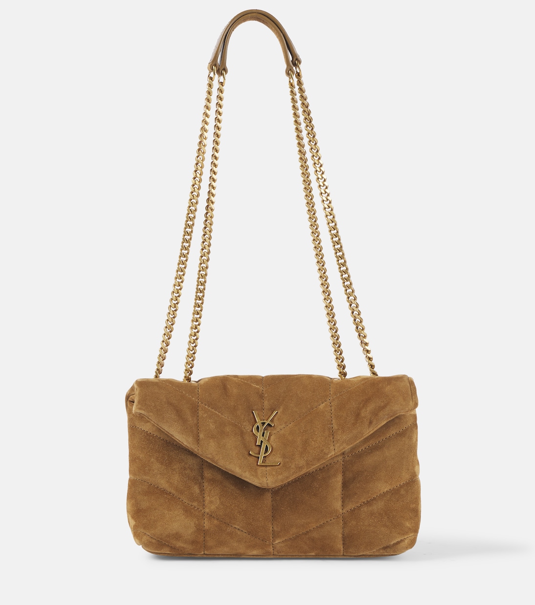 Loulou Toy suede shoulder bag | Saint Laurent