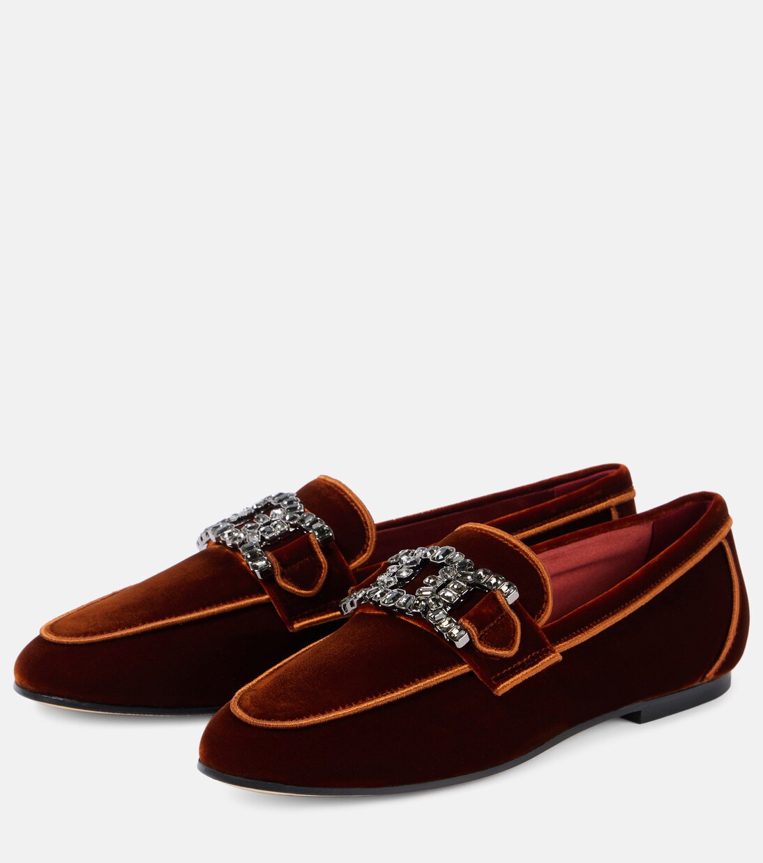Loafers Kate aus Samt mit Kristallen | Tod's