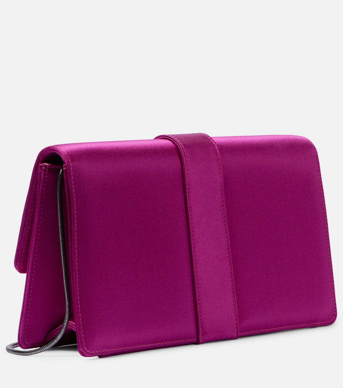 Capri embellished satin clutch | Manolo Blahnik