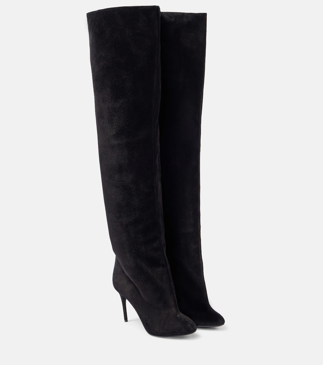 Decollete Cuissardes suede knee-high boots | Alaïa