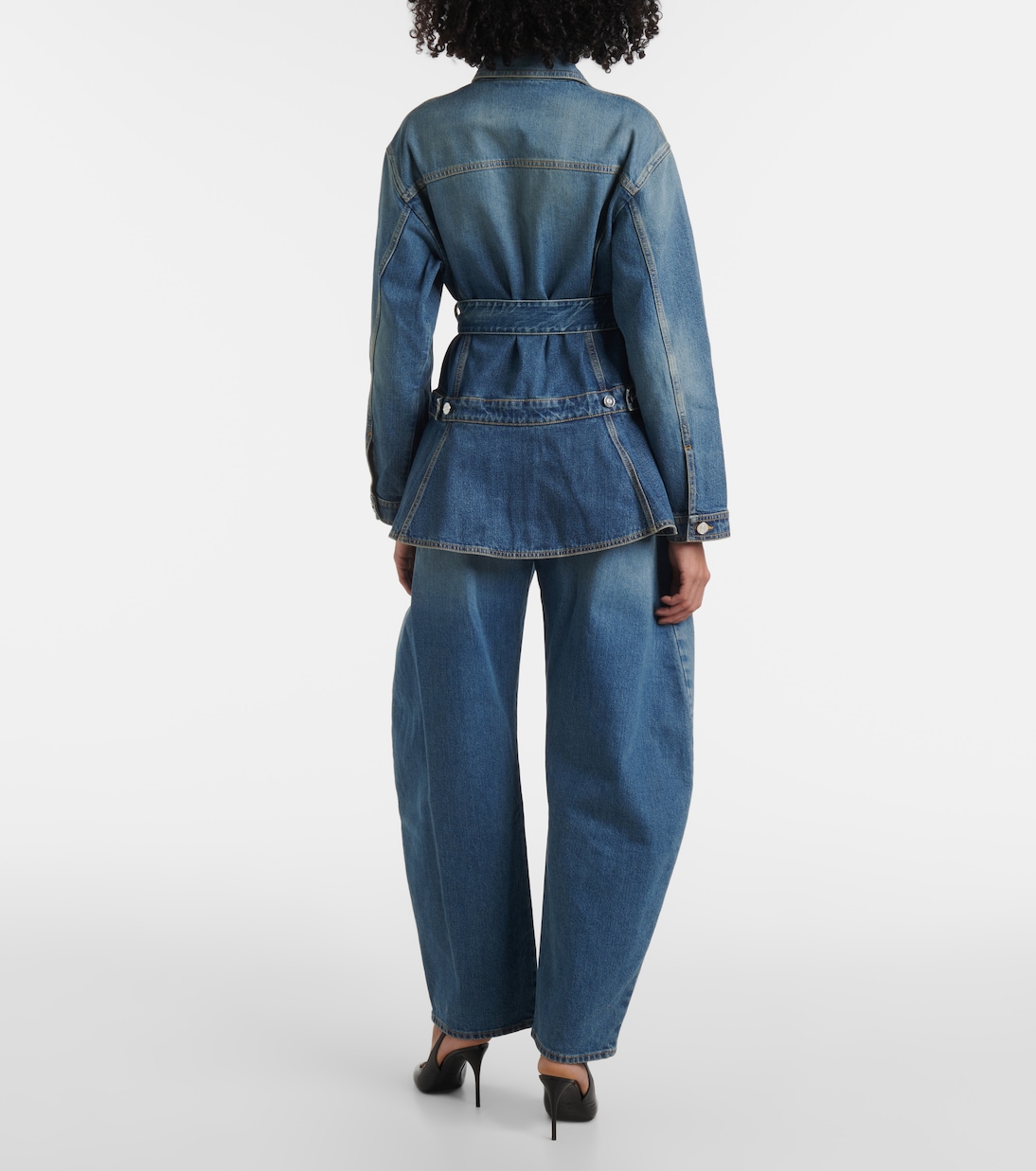 Peplum denim jacket | Alaïa