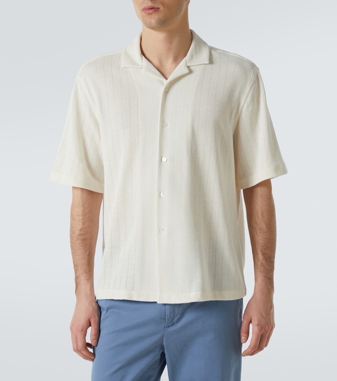 Striped bowling shirt | Lardini