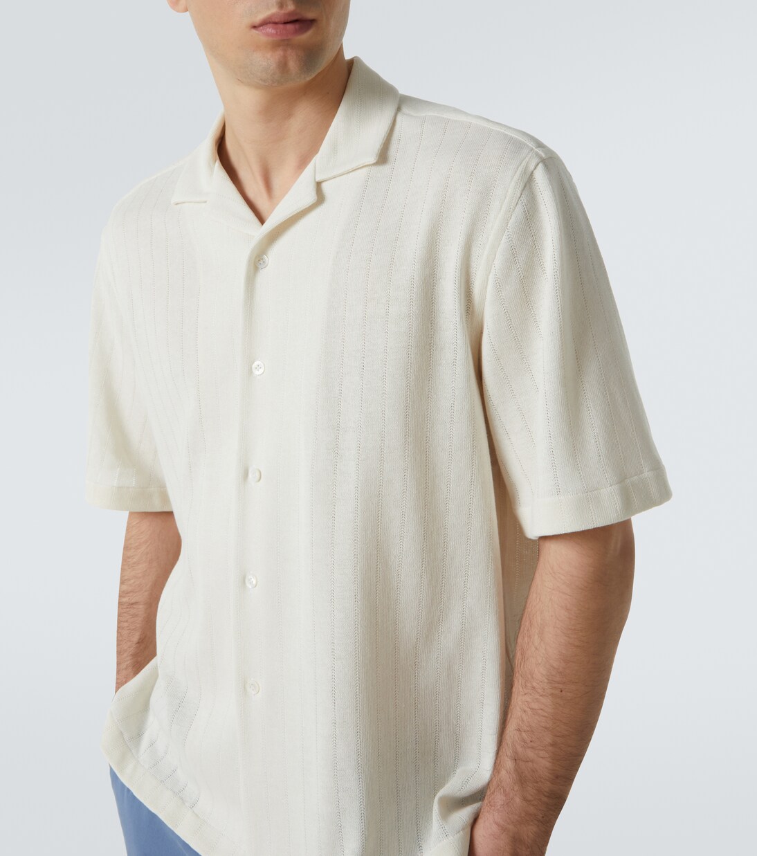 Striped bowling shirt | Lardini