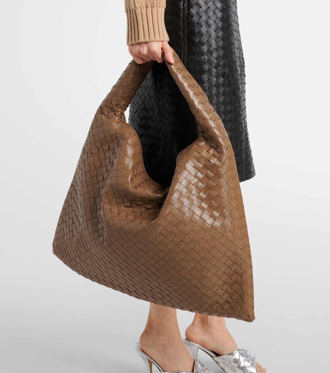 Bolso Hop Large de piel Intrecciato | Bottega Veneta