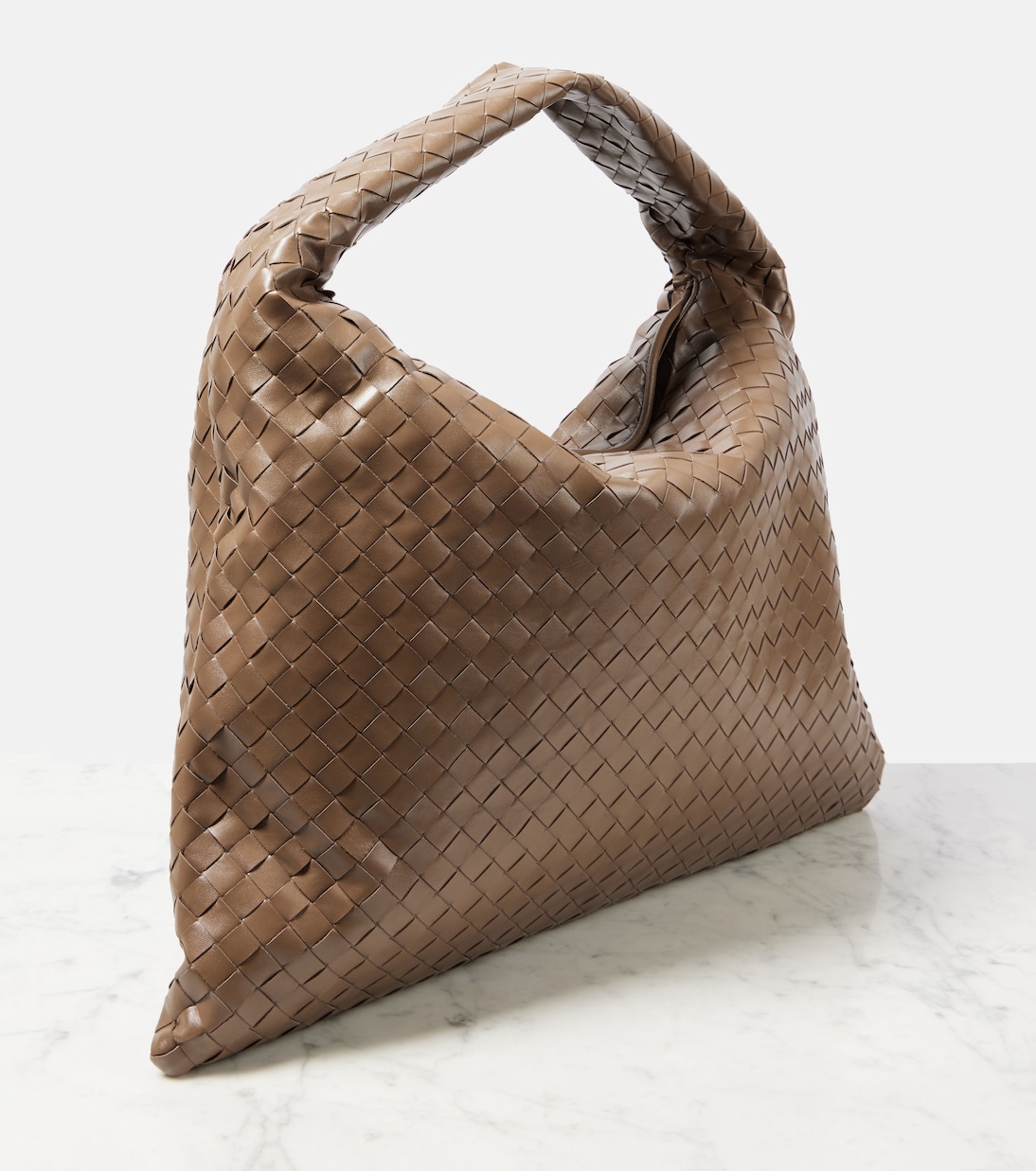 Bolso Hop Large de piel Intrecciato | Bottega Veneta