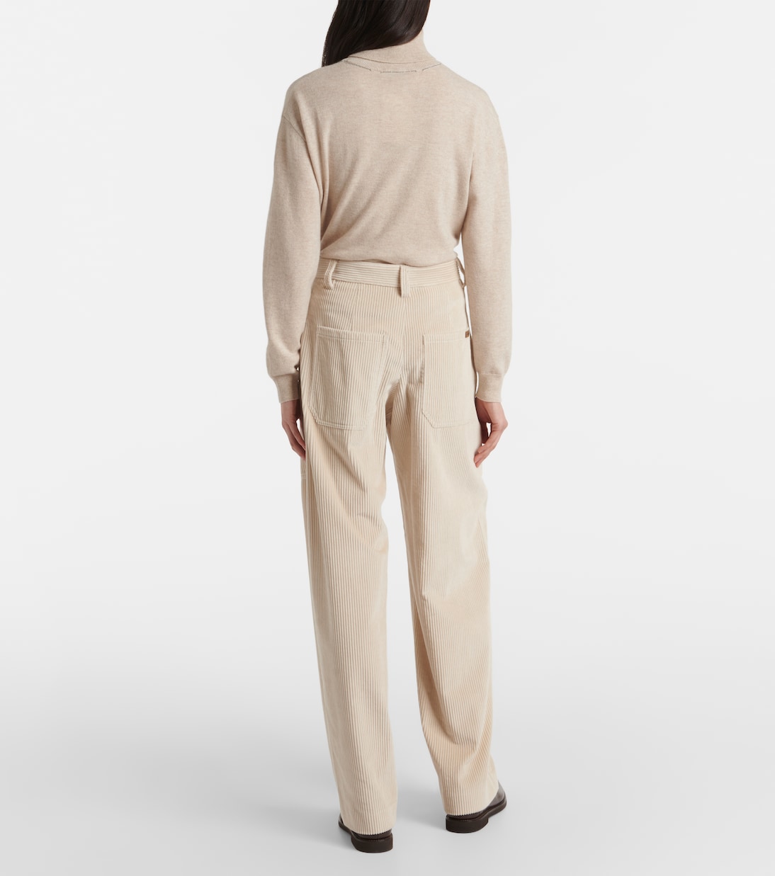 Gerade Hose aus Baumwoll-Cord | Brunello Cucinelli