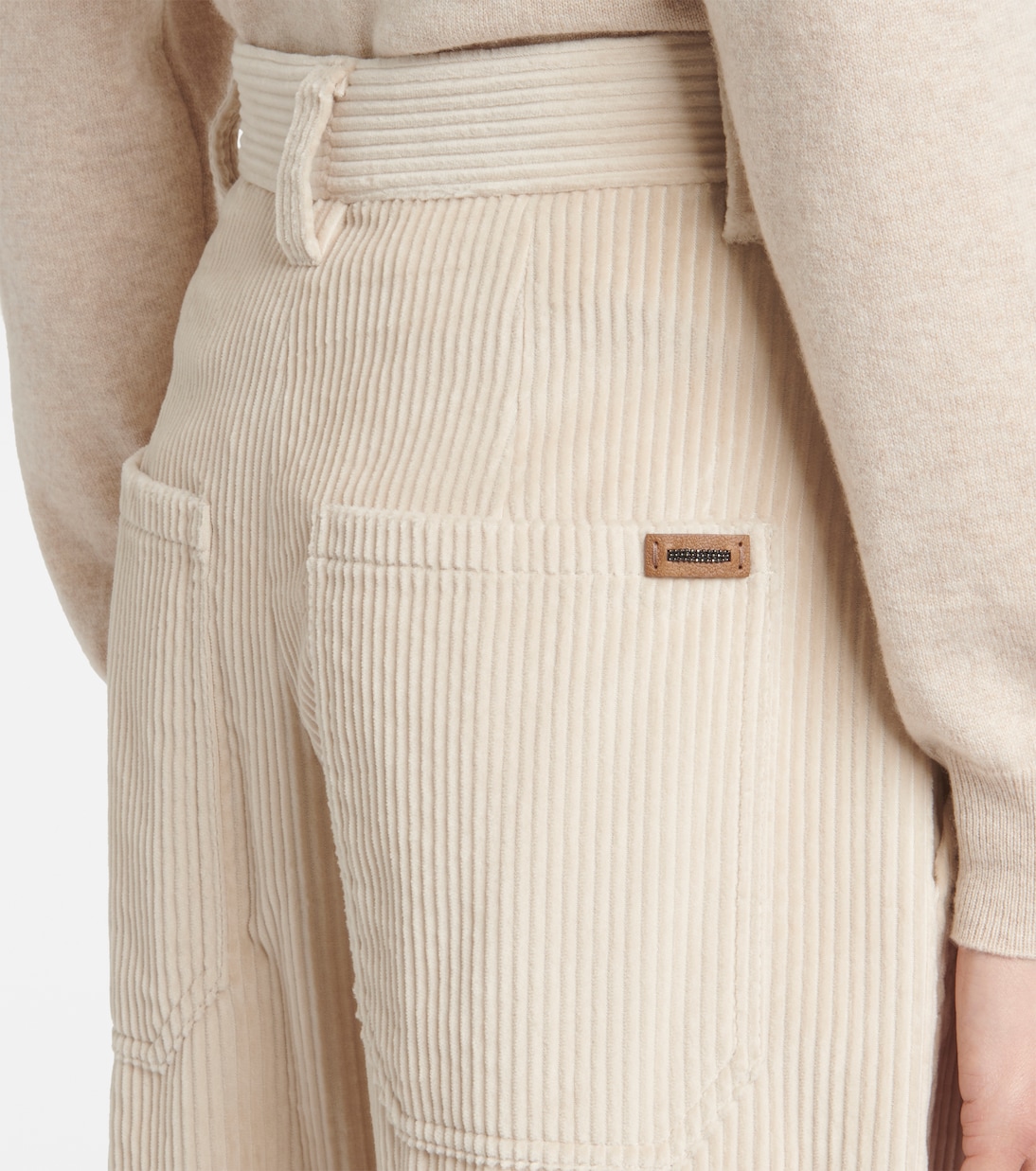 Gerade Hose aus Baumwoll-Cord | Brunello Cucinelli