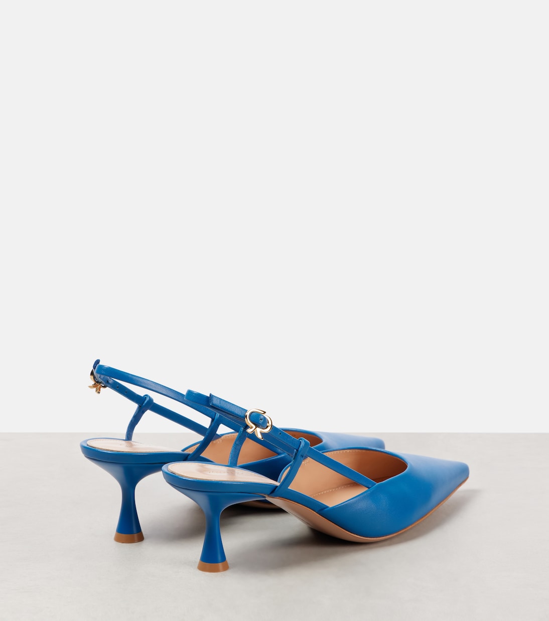 Ascent 55 leather slingback pumps | Gianvito Rossi