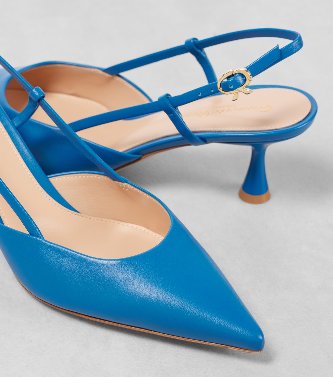 Ascent 55 leather slingback pumps | Gianvito Rossi