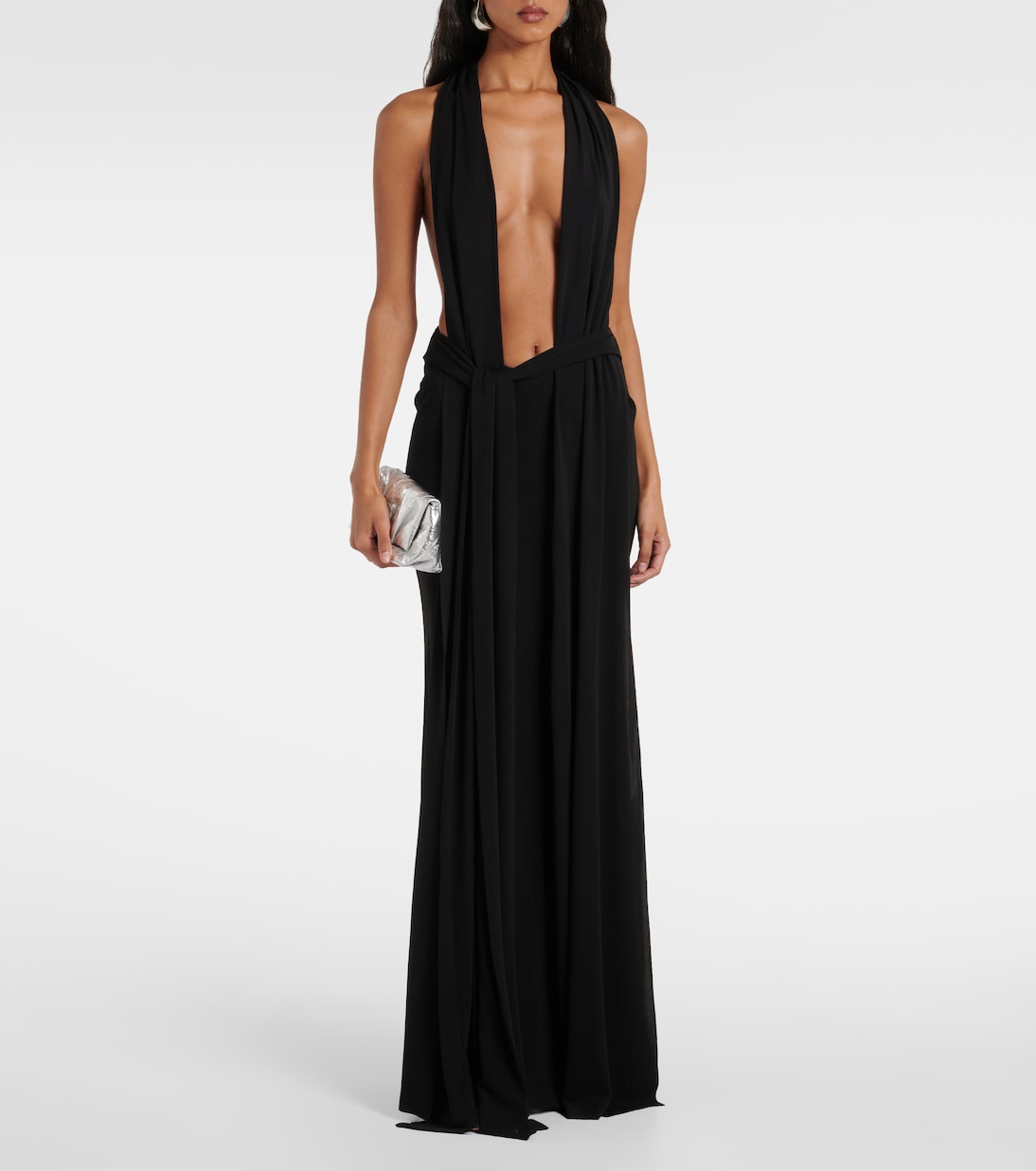 Trapeze draped jersey gown | Christopher Esber