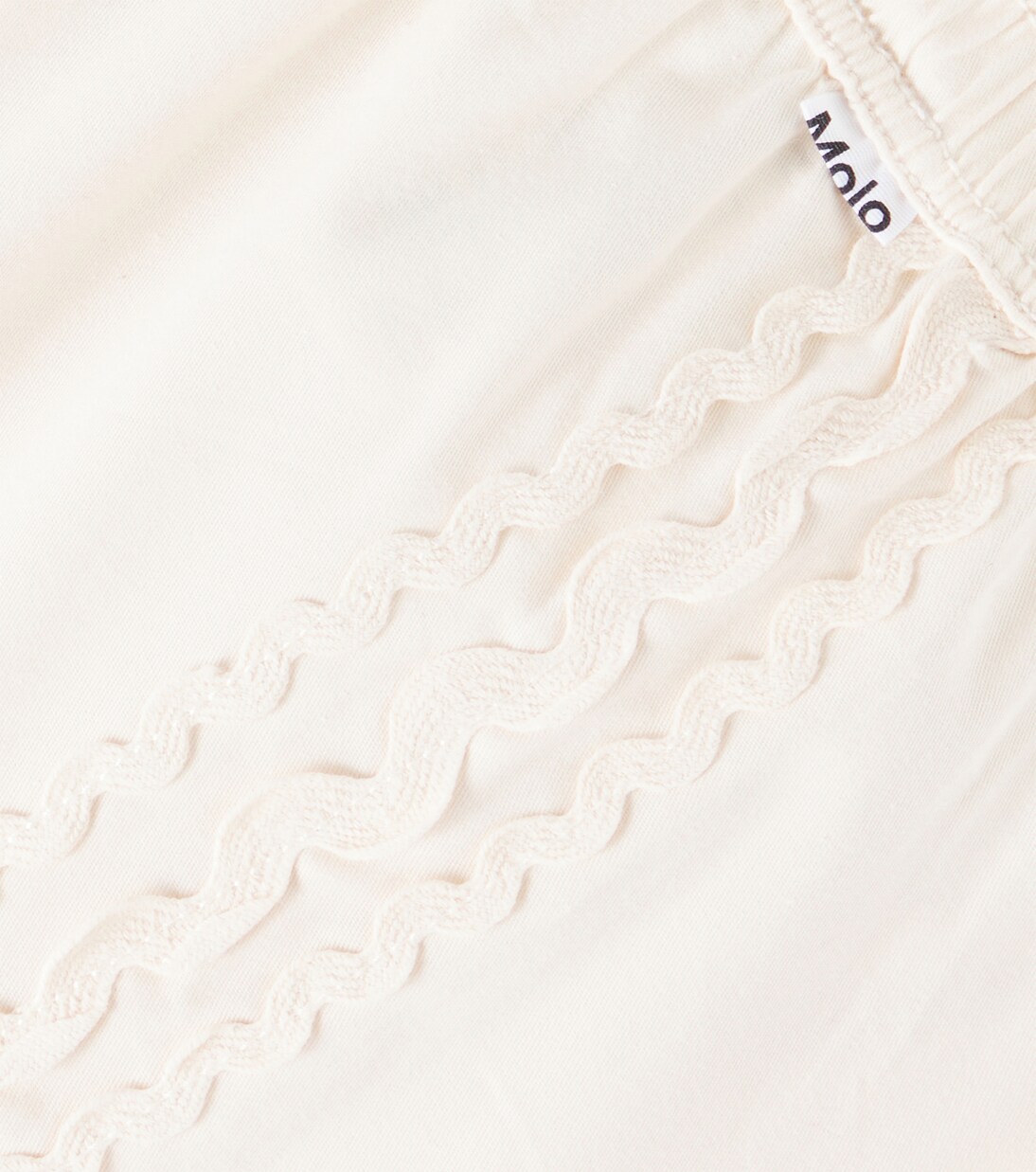 Adelyn lace-trimmed cotton pants | Molo