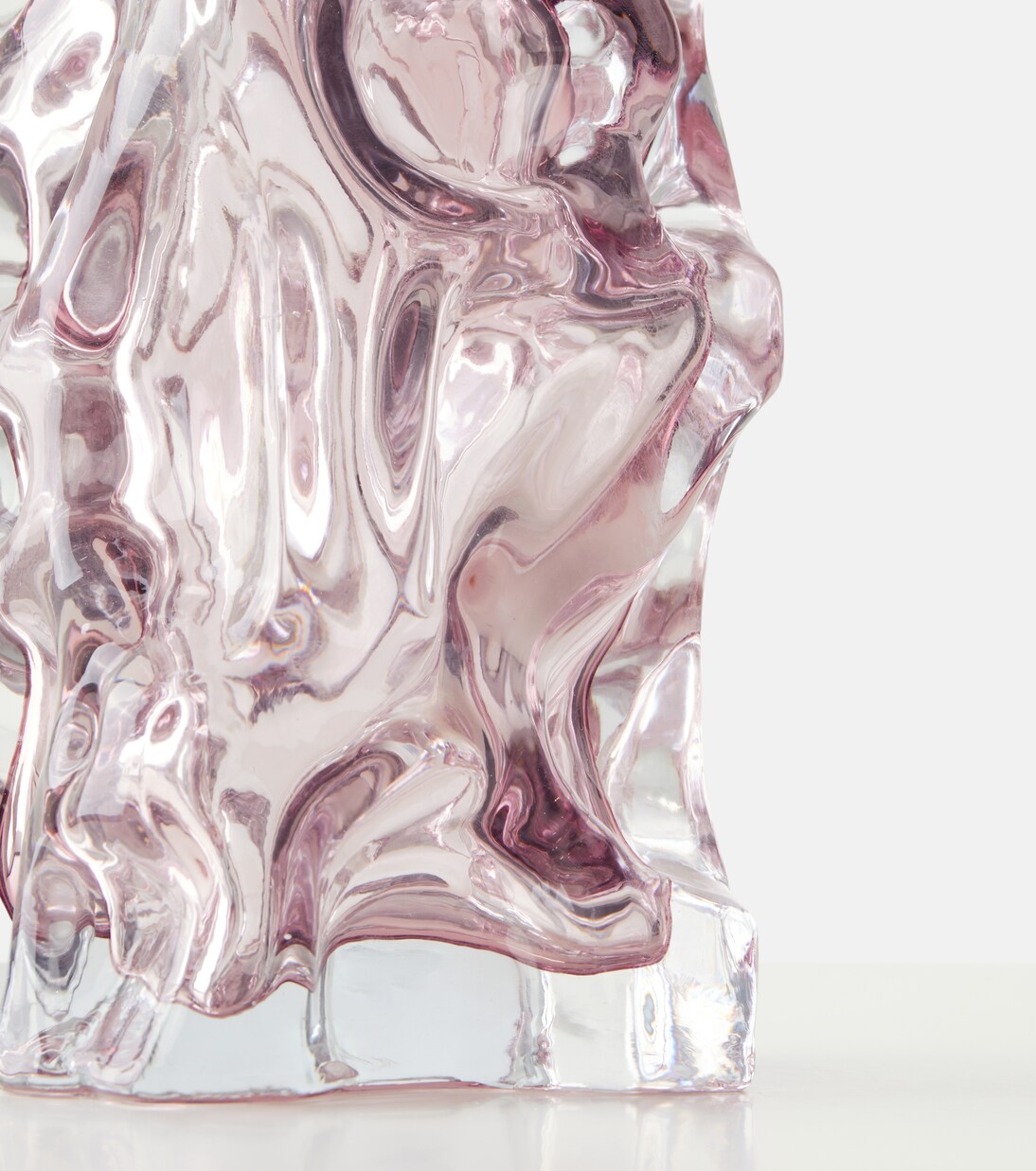 Vase Ice en verre par Norman Trapman | Polspotten