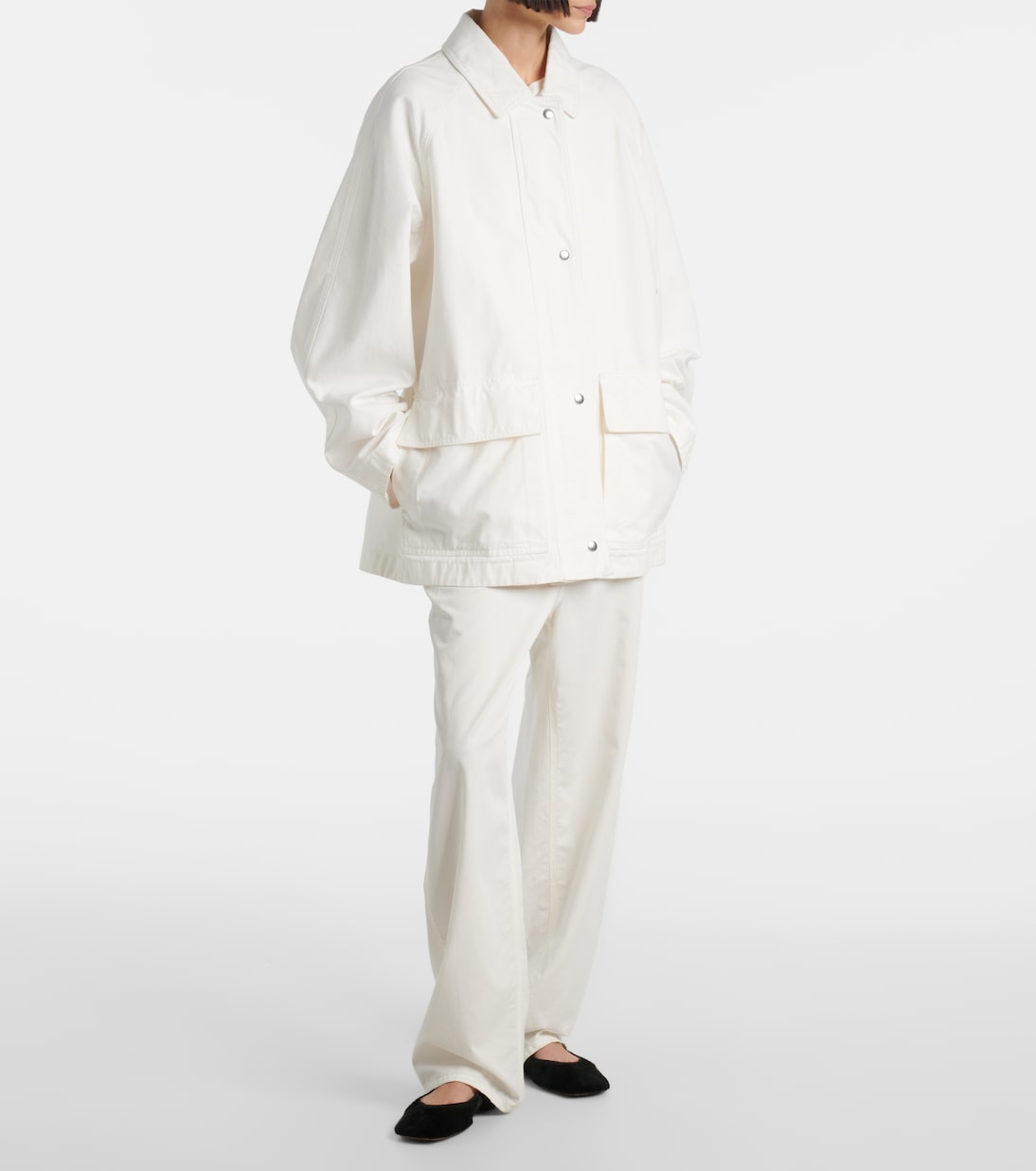 Pantaloni Sharka in cotone e cashmere | The Row