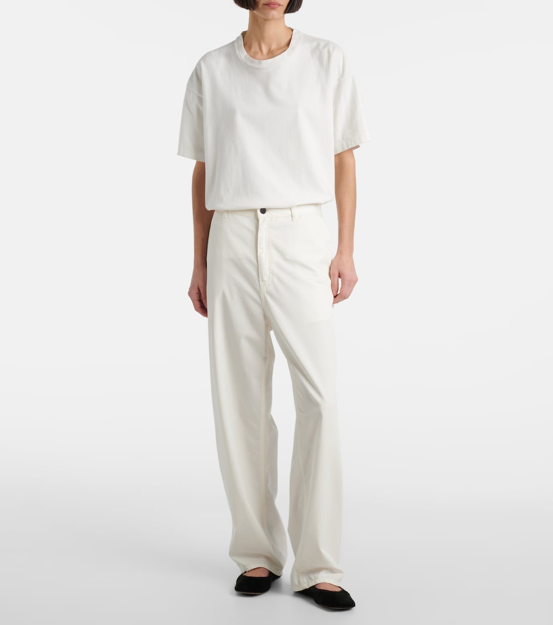 Pantaloni Sharka in cotone e cashmere | The Row