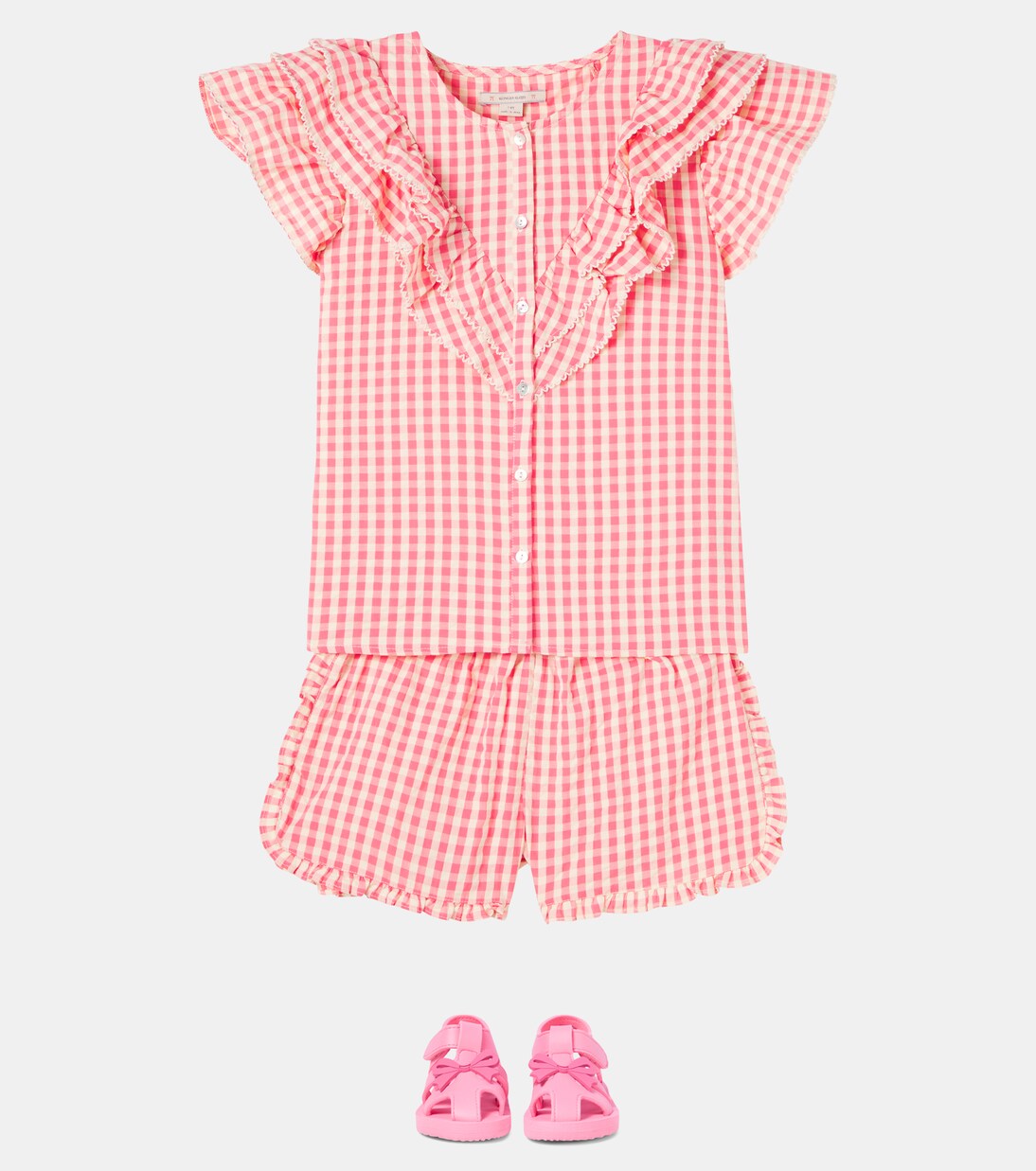 Kim cotton shirt and shorts set | Konges Sløjd