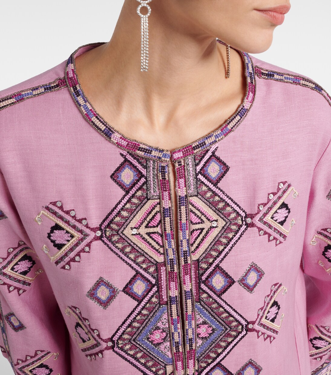 Robe Zayana en soie à sequins | Isabel Marant