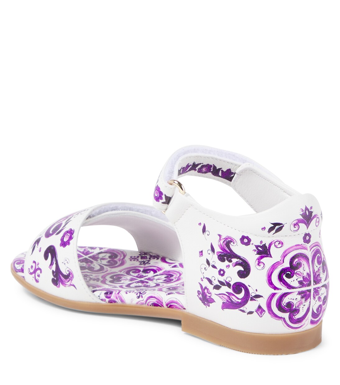 Sandali Majolica in pelle | Dolce&Gabbana Kids