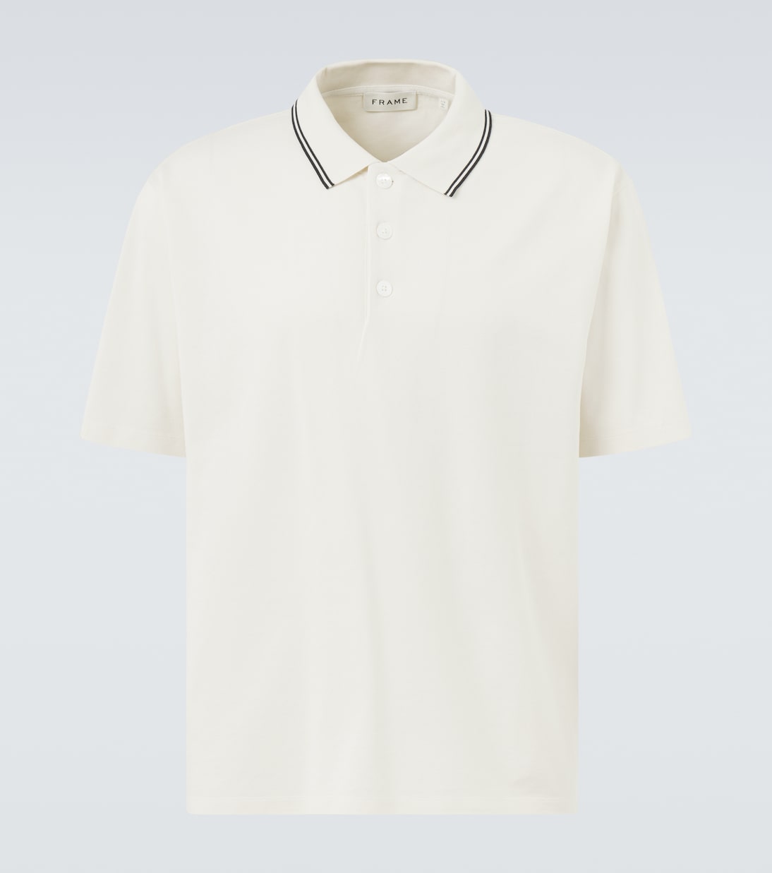 Cotton piqué polo shirt | Frame