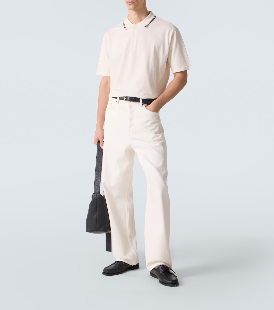 Cotton piqué polo shirt | Frame