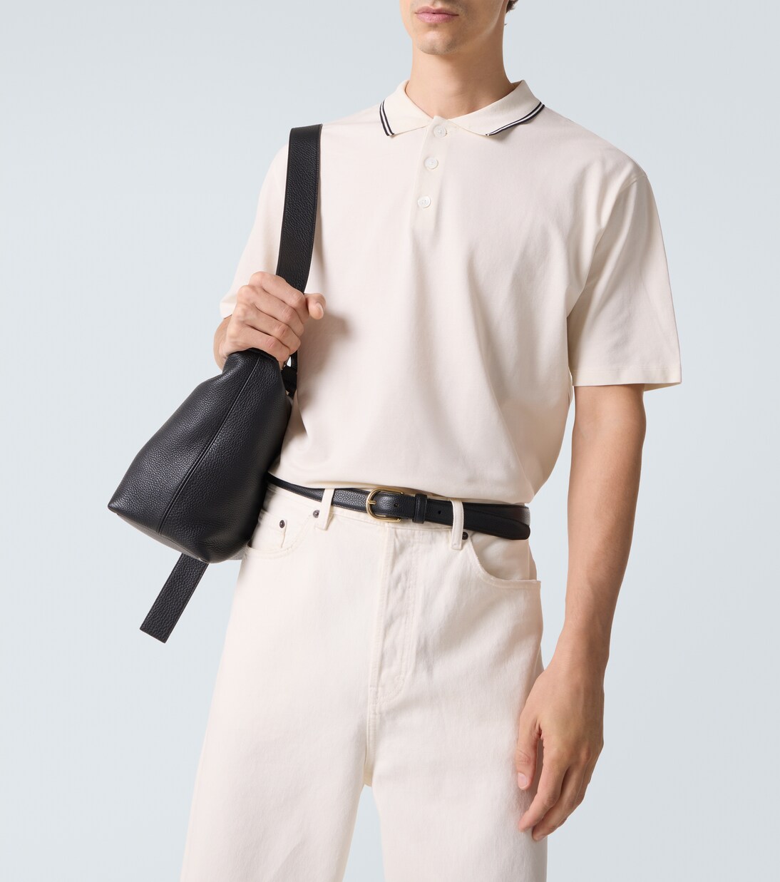 Cotton piqué polo shirt | Frame
