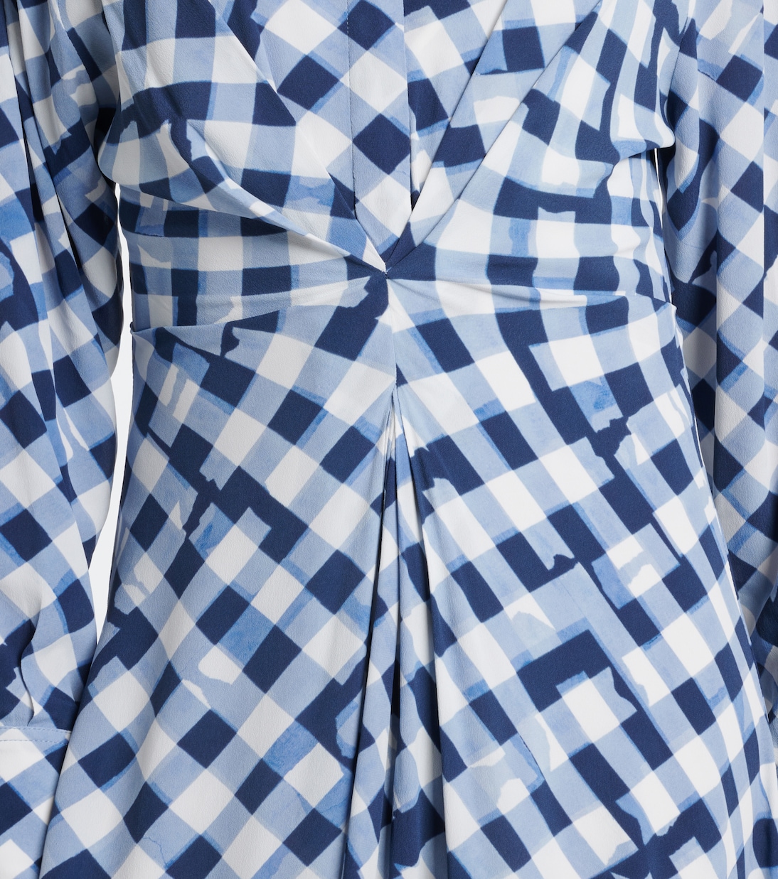 Robe midi à carreaux | Proenza Schouler