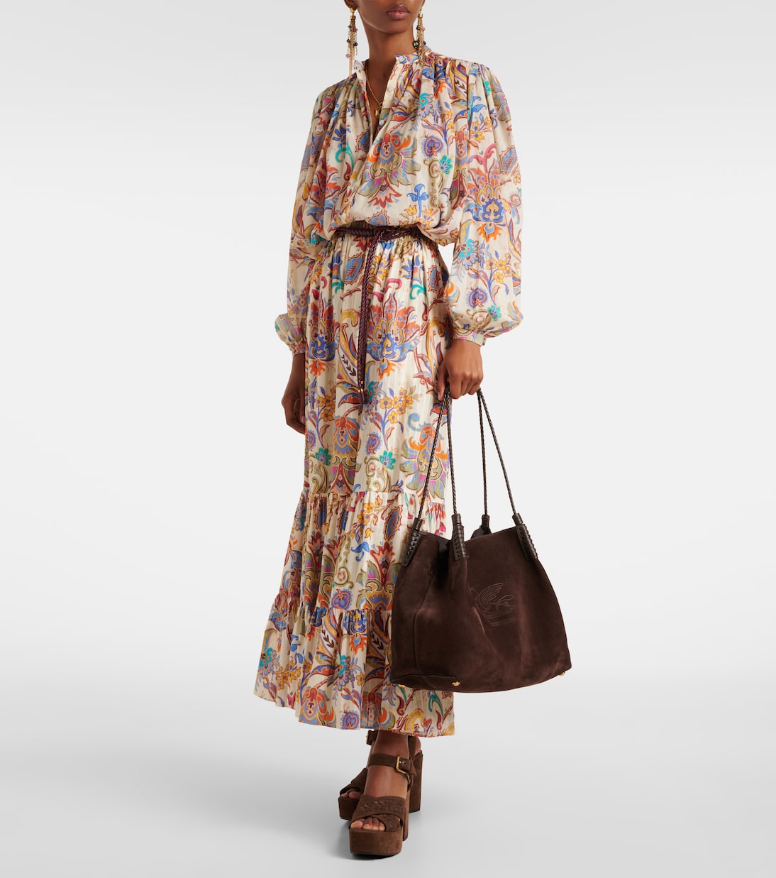 Borsa Libra Medium in suede | Etro