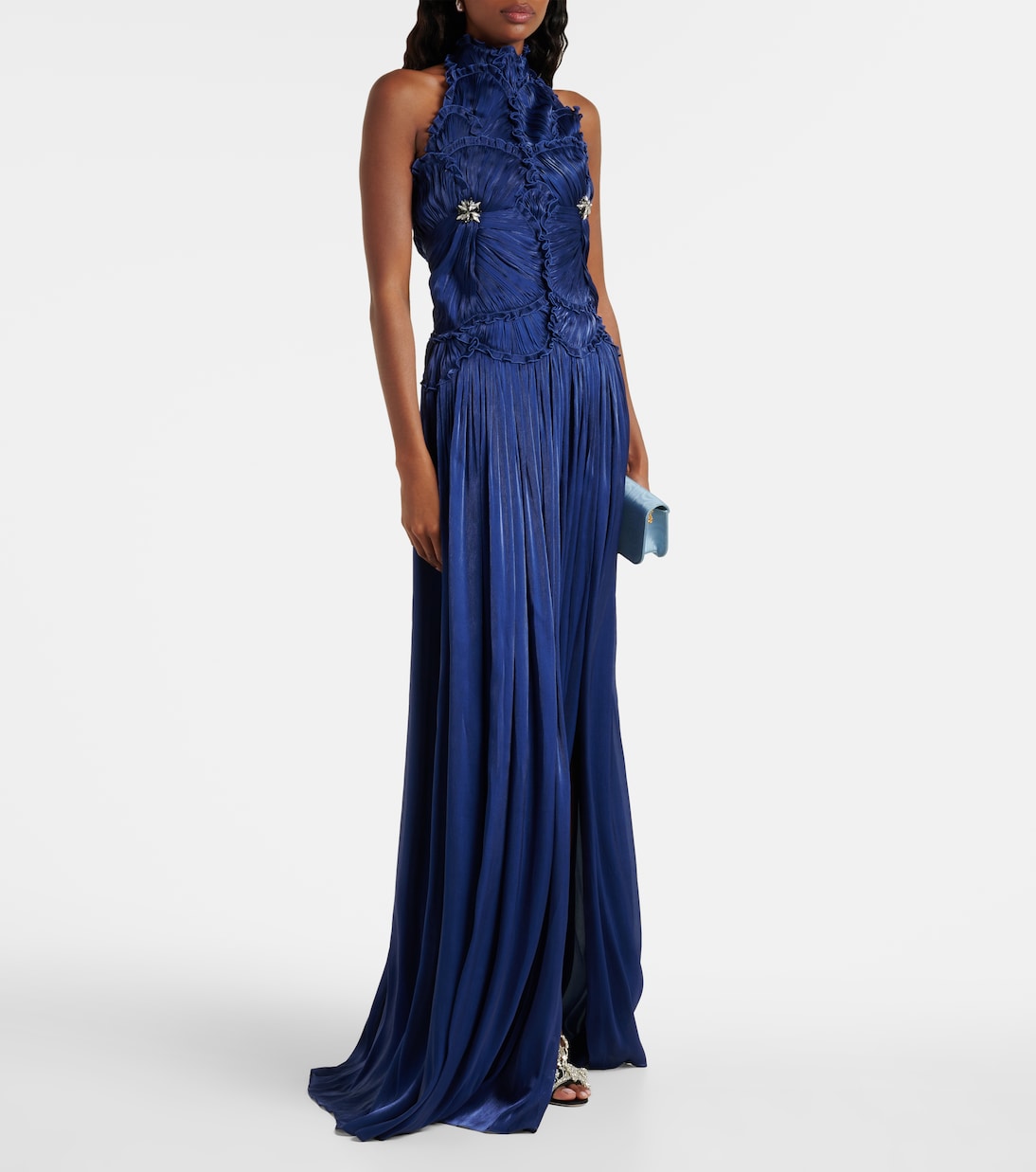 Robe aus Georgette | Costarellos