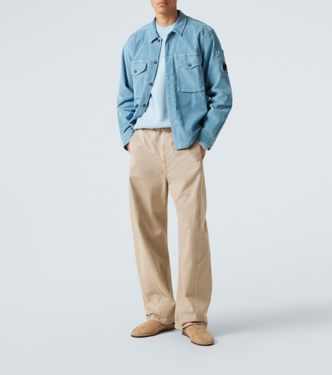 Cotton-blend corduroy overshirt | C.P. Company