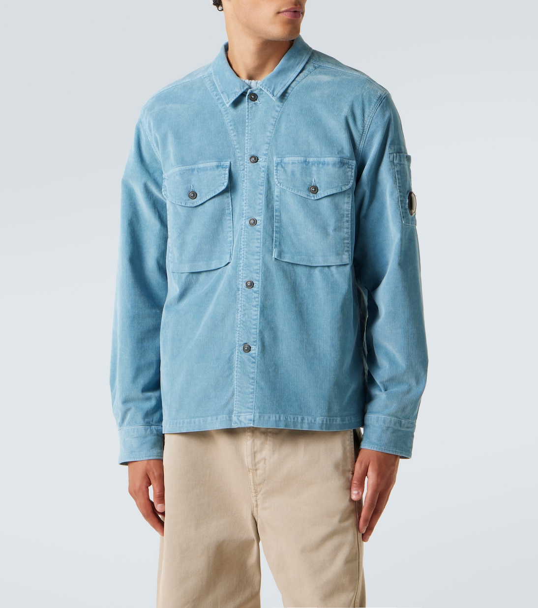 Cotton-blend corduroy overshirt | C.P. Company