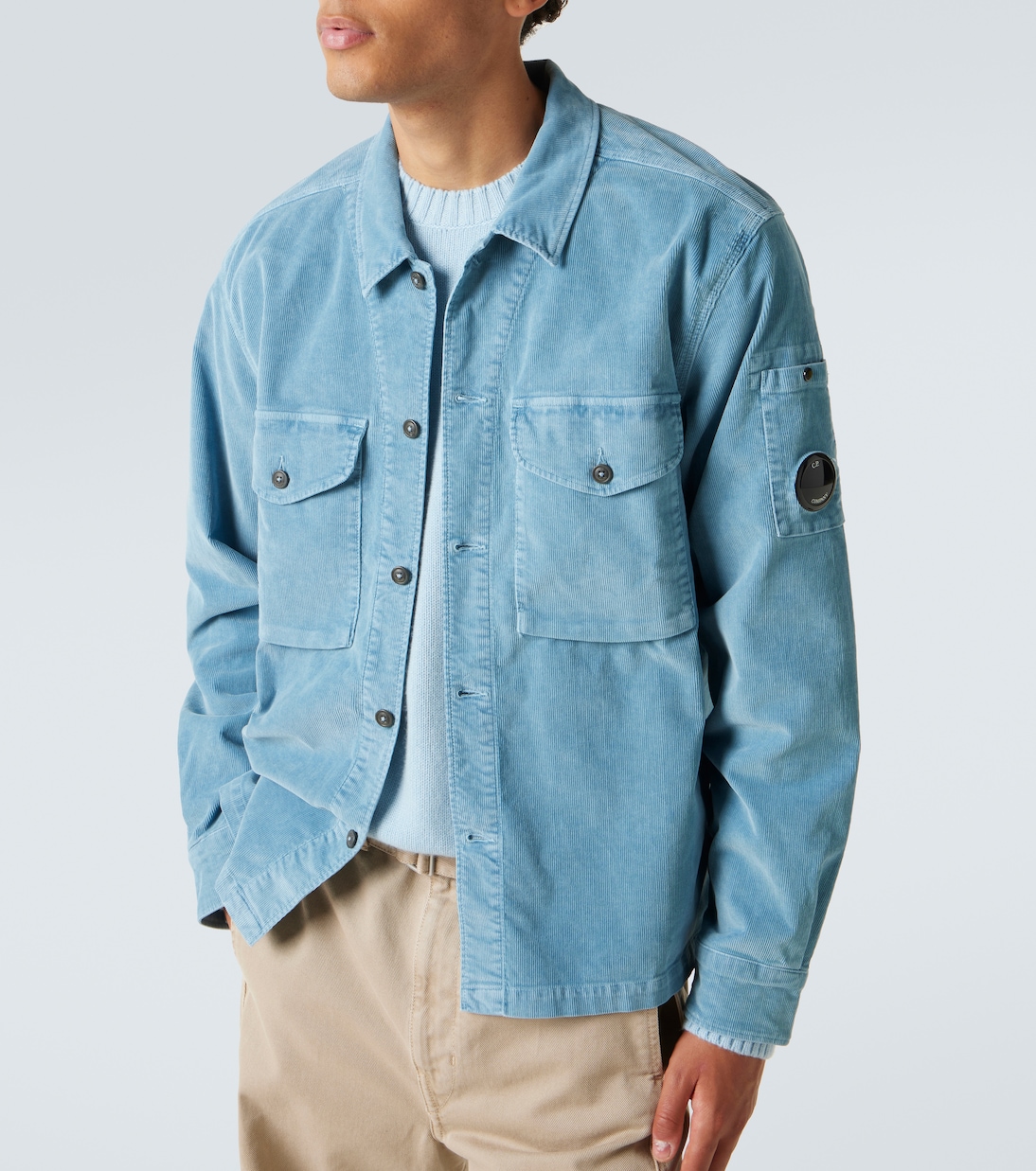 Cotton-blend corduroy overshirt | C.P. Company
